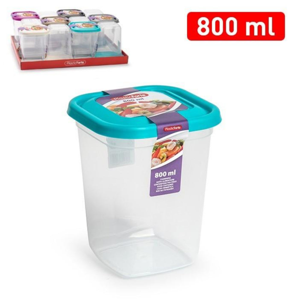 800ml Plastic Box Dry Food Cereal Pasta Storage Container